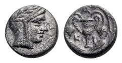 Ancient Coins - Bithynia, Kios, c. 3rd century BC. Æ - Mithras / Kantharos