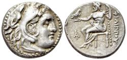 Ancient Coins - KINGS of MACEDON. Philip III Arrhidaios. 323-317 BC. AR Drachm. Magnesia mint. Struck under Menander or Kleitos, circa 323-319 BC
