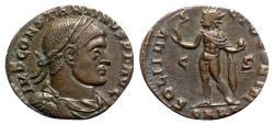 Ancient Coins - Constantine I (307/310-337). Æ Follis - Arelate - R/ Sol