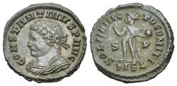 Ancient Coins - Constantine I (AD 307/310-337). Æ Nummus - Follis. Londinium (London) mint. Struck AD 313-316. RARE