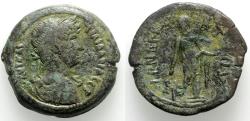 Ancient Coins - Hadrian (117-138). Egypt, Alexandria. Æ Hemidrachm - year 11 - R/ Eusebeia