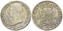 World Coins - Spain, Joseph Napoleon (1808-1814). AR 4 Reales 1810 AI, Madrid