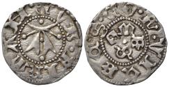 World Coins - Italy, Fermo. Francesco Sforza di Cotignola (1434-1446). AR Bolognino