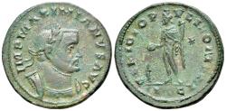 Ancient Coins - Maximianus (AD 286-305). Æ Follis. Lugdunum, c. 303-5.  R/ GENIUS