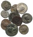 World Coins - Lot of 10 Roman Imperial Denarii and Antoninianii, including Elagabalus, Gallienus, Probus, Claudius II, Tetricus II, Victorinus and Barbarous imitations
