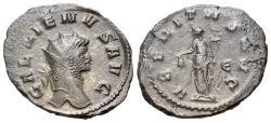 Ancient Coins - Gallienus (AD 253-268). Antoninianus. Siscia, 260-8. R/ UBERITAS