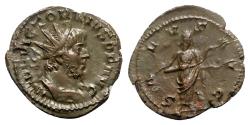 Ancient Coins - Victorinus (260-269). AR Antoninianus - Colonia Agrippinensis - R/ Salus