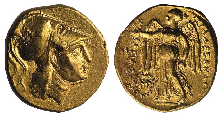 Seleukid Kingdom. Seleukos I Nikator, as satrap, GOLD Stater. Babylon ...