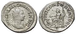 Ancient Coins - Macrianus (Usurper, AD 260-261). BI Antoninianus. R/ IOVI CONSERVATORI, Jupiter