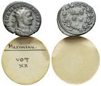 Ancient Coins - Maximianus (AD 286-310). AE Radiate. Ticinum, 299. R/ VOT XX within wreath