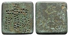 Ancient Coins - Byzantine Æ Ounce Square Commercial Weight