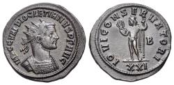 Ancient Coins - Diocletian (AD 284-305). BI antoninianus. Siscia, 2nd officina, AD 285-286. Ex A. H. Baldwin & Co