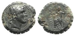 Ancient Coins - Seleukid Kings, Alexander I Balas (152-145 BC). Serrate Æ - RARE