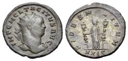 Ancient Coins - Tacitus (AD 275-276). BI Antoninianus. Rome mint, 6th officina. 2nd emission, November-December AD 275. R/ FIDES