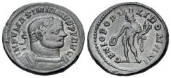 Ancient Coins - Maximianus (first reign, 286-305). Æ Follis. Londinium, circa 296-303. R/ GENIO