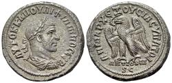 Ancient Coins - Philip I (244-249). Seleucis and Pieria, Antioch. AR Tetradrachm