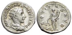 Ancient Coins - Gordian III (AD 238-244). AR Antoninianus. Rome mint. R/ AEQUITAS