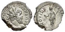 Ancient Coins - Postumus (Romano-Gallic Emperor, AD 260-269). AR Antoninianus. Treveri (Trier) mint. R/ PROVIDENTIA