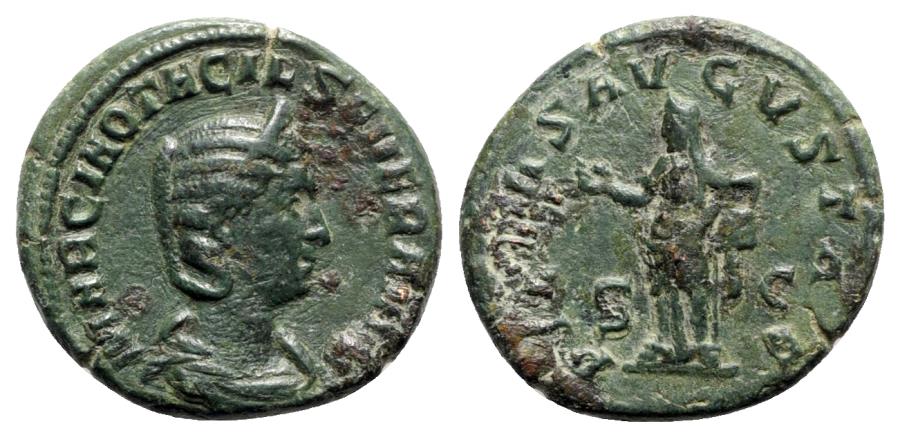 Otacilia Severa (Augusta, 244-249). Æ As - Rome - R/ Pietas | Roman ...