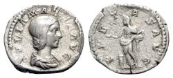 Ancient Coins - Julia Maesa (Augusta, 218-224/5). AR Denarius - R/ Pietas