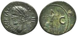Ancient Coins - Agrippa (died 12 BC). Æ As (Probably British imitation). Rome, AD 37-41.  R/ NEPTUNE