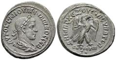 Ancient Coins - Philip II (AD 247-249). Seleucis and Pieria, Antioch. AR Tetradrachm. AD 248-9. R/ EAGLE