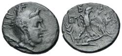 Ancient Coins - KINGS of MACEDON. Perseus (179-168 BC). Æ Double Unit. Uncertain Macedonian mint. R/ EAGLE