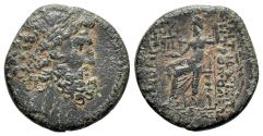 Ancient Coins - Seleukis and Pieria, Antioch, c. 38-35 BC. Æ Tetrachalkon