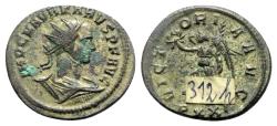 Ancient Coins - Carus (282-283). Radiate / Antoninianus - Siscia - RARE with Greek K in the emperors name