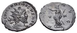 Ancient Coins - Victorinus (269-271). Radiate / Antoninianus. Treveri, 269-270. R/ PAX