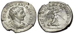 Ancient Coins - Elagabalus (AD 218-222). AR Antoninianus. R/ VICTORY