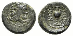 Ancient Coins - Lydia, Sardes, 2nd-1st centuries BC. Æ - Herakles / Amphora