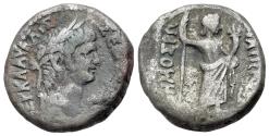 Ancient Coins - EGYPT, Alexandria. Nero (AD 54-68). BI Tetradrachm. Dated RY 5 (AD 58/9). R/ DEMOS standing