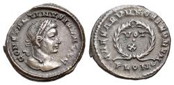 Ancient Coins - Constantine II (As Caesar, AD 316-337). Æ Follis. Londinium (London) mint. R/ VOT/ X