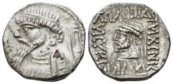 Ancient Coins - Kings of Elymais, Kamnaskires V (c. 54/3-33/2 BC). AR Tetradrachm Seleukeia on the Hedyphon.