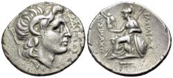 Ancient Coins - Kings of Thrace, Lysimachos (305-281 BC). AR Tetradrachm. Herakleia Pontike, 288/7-282/1 BC.