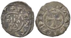 World Coins - Italy, PAPAL STATES. Montefiascone. Giovanni XXII (1316-1334). Denaro Paparino. Keys. R/ Cross