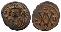 Ancient Coins - Maurice Tiberius (582-602). Æ 20 Nummi - Antioch, year 5