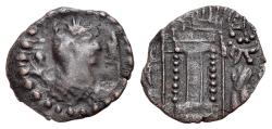 Ancient Coins - Central Asian. Hunnic Tribes.  Western Turks. Sri Sahi (Circa 650/80-700). Æ Hemidrachm SCARCE
