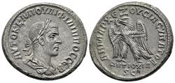 Ancient Coins - Philip I (AD 244-249). Seleucis and Pieria, Antioch. AR Tetradrachm. AD 248-9. R/ EAGLE