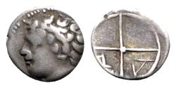 Ancient Coins - Gaul, Massalia, c. 218/5-200 BC. AR Obol