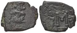 Ancient Coins - Constantine IV (668-685). Æ 40 Nummi. Syracuse, 672-7.