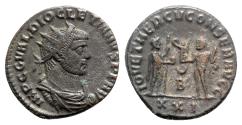 Ancient Coins - Diocletian (284-305). Radiate / Antoninianus - Antioch - R/ Jupiter