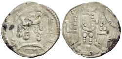 Ancient Coins - Islamic - Early Pre-Reform. Arab-Bukharan. al-Amin, governor of Khorasan (796-801) BI Dirham. Bukharkhodat style, Sasanian-style.