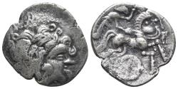Ancient Coins - Celtic, Northwest Gaul. Redones, c. 100-50 BC. BI Stater