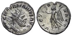 Ancient Coins - Marius (AD 269). BI Radiate. Colonia Agrippinensis, c. mid AD 269. R/ VICTORY EXTREMELY FINE