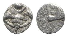 Ancient Coins - Ionia, Ephesos, c. 500-420 BC. AR Tetartemorion. BEE