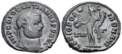 Ancient Coins - Diocletian (AD 284-305) Æ Nummus. Alexandria, AD 300. R/ GENIO POPVLI ROMANI