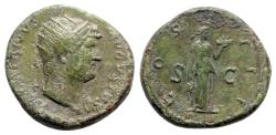 Ancient Coins - Hadrian (117-138). Æ Dupondius - R/ Fides