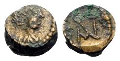 Ancient Coins - Anastasius I (491-518). Æ Nummus. Constantinople, 491-498. R/ Monogram of Anastasius